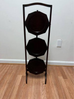 Antique Cake Stand - Victorian Afternoon Tiered Tea Table.