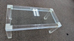 Mid Century Modern Charles Hollis Jones Style Lucite Coffee Table