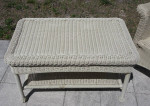 Resin Wicker Loveseat and Coffee Table