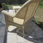 Resin Wicker Loveseat and Coffee Table