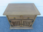 Solid Wood Nightstand / End Table with 1 Drawer and 1 Cabinet