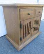 Solid Wood Nightstand / End Table with 1 Drawer and 1 Cabinet