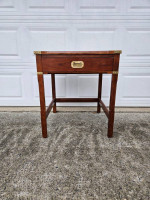 Bombay company campaign style end table