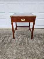 Bombay company campaign style end table