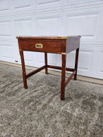 Bombay company campaign style end table