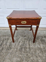 Bombay company campaign style end table