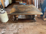 STONE COFFEE TABLE IN GREAT CONDITION NO EMAILS CALL OR COME BY