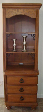 3 drawer hutch;bamboo chair;coffee table;8-cubby storage unit,mirror