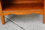 Antique oak nightstand end side table