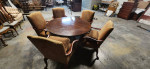 5 Ethan Allen armchairs and table (free delivery)