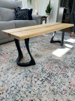 Custom live edge, Maple, Coffee Table