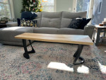 Custom live edge, Maple, Coffee Table