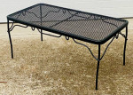 Wrought Iton MCM Coffee Table Just repainted