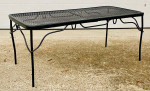 Wrought Iton MCM Coffee Table Just repainted