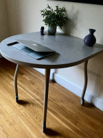 Herman Miller Compact Desk Table on Wheels for Small Spaces
