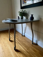 Herman Miller Compact Desk Table on Wheels for Small Spaces