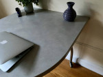 Herman Miller Compact Desk Table on Wheels for Small Spaces
