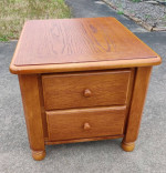 LARGE Solid Wood Nightstand/End Table