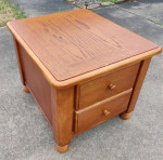 LARGE Solid Wood Nightstand/End Table