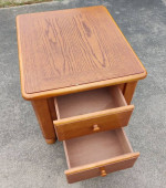 LARGE Solid Wood Nightstand/End Table