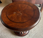 Round Mahogany Side Table