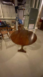 Drop leaf table gate leg solid wood dining or desk use