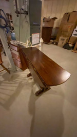 Drop leaf table gate leg solid wood dining or desk use