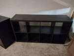 Black end table and organizer for sale