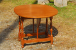 HEYWOOD /WAKEFIELD "HARD ROCK" MAPLE BUTTERFLY SIDE table