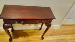 Console Table Entryway Table Wood Sofa Table. Brown red cherry finish
