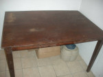 Wood Table solid chairs