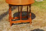 HEYWOOD WAKEFIELD "HARD ROCK" MAPLE "BUTTERFLY "SIDE TABLE