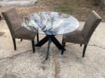 Table and chairs