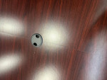 10' Conference Table in Mahogany Laminate Finish