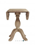 World Market round drop leaf table