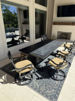 Outdoor dining set (table and chairs)