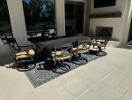 Outdoor dining set (table and chairs)