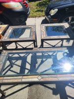Coffee table and end tables