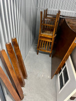 Dining room table with six chairs