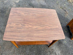 Mid Century Walnut Side Table. By Lane