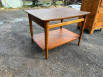Mid Century Walnut Side Table. By Lane