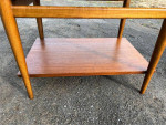 Mid Century Walnut Side Table. By Lane