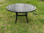 Beautiful Cast Aluminum Table OBO ***