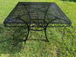 Beautiful Heavy Wrought Iron Patio Table OBO***