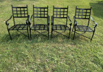 Beautiful Patio Set Tile Top Table, Side Table And 4 Chairs LOWERED