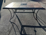 Beautiful Aluminum Patio Set Large Table and 6 Chairs *