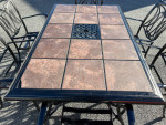 Beautiful Aluminum Patio Set Large Table and 6 Chairs *