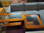 CONSOLE TABLE AND END TABLE SET $135