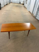 1960s danish modern teak coffee table