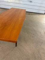1960s danish modern teak coffee table